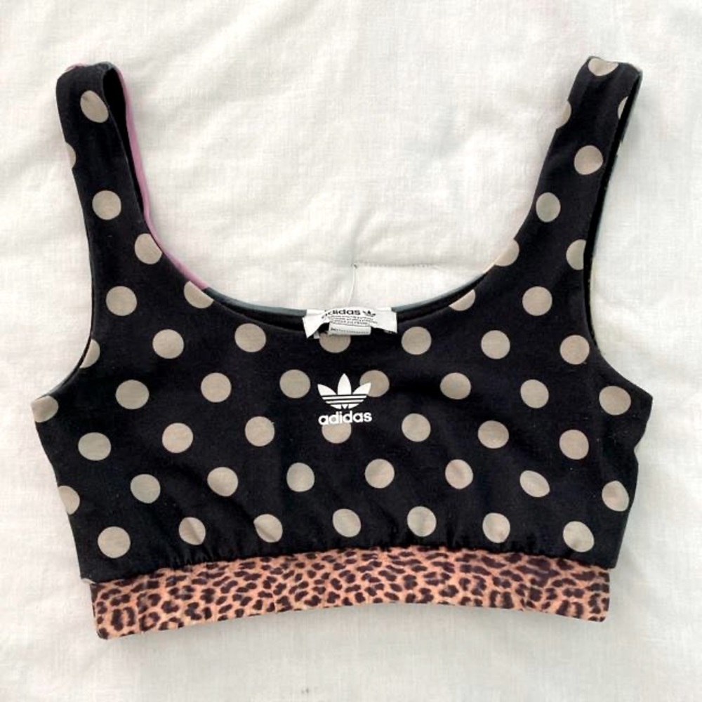 Small Adidas Polka Dot Sports Bra